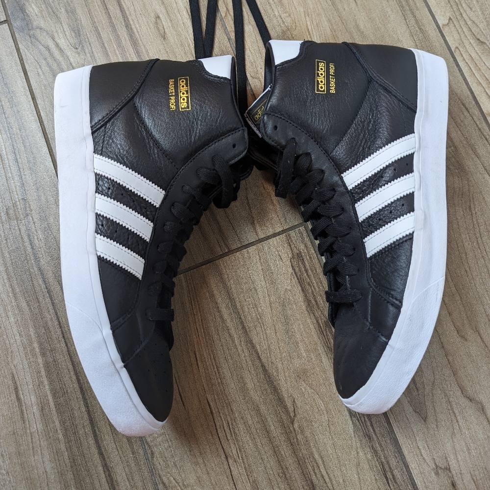 Adidas Basket Profi Core Black Adidas Basket Profi Shoes - Black Men's 11.5